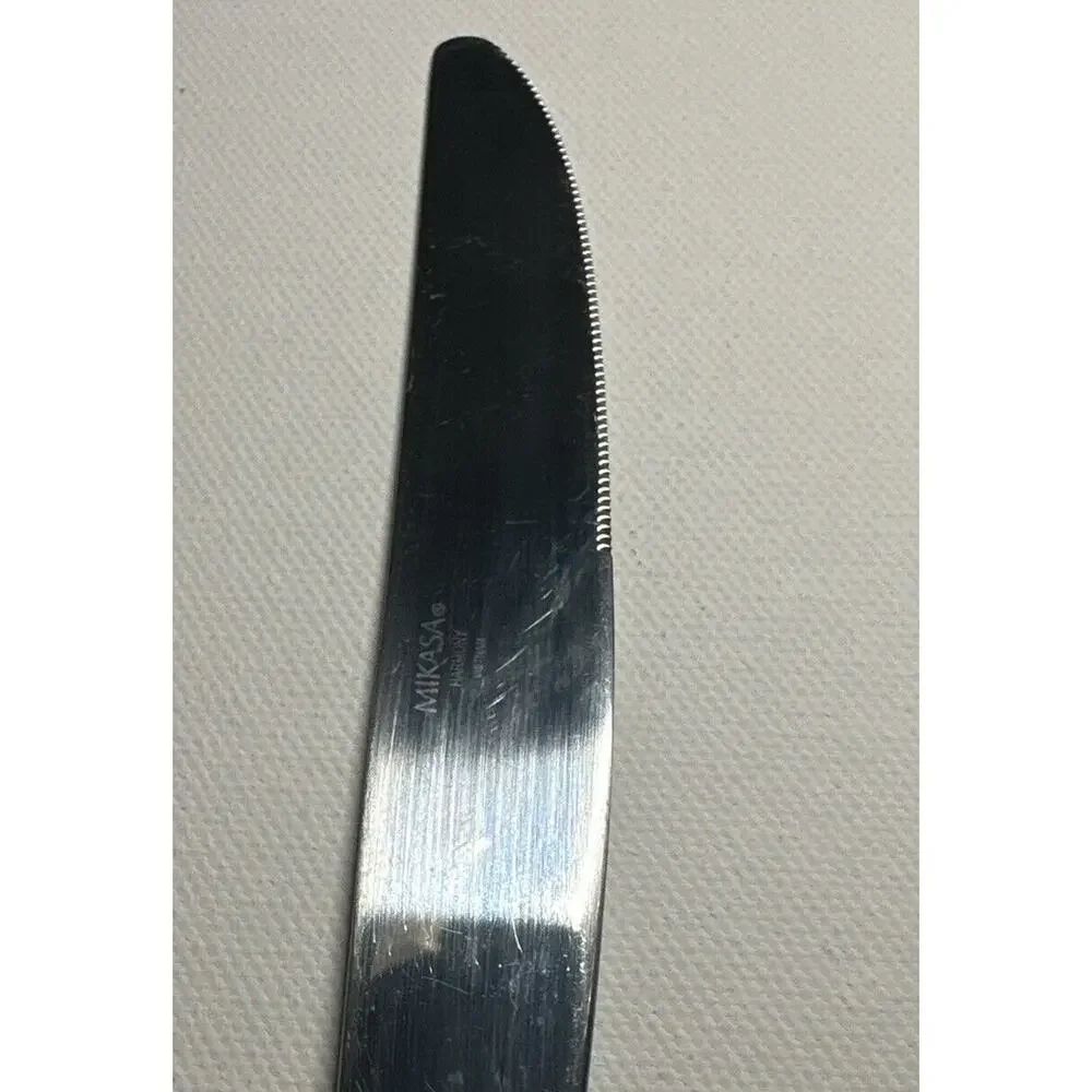 Mikasa HARMONY Glossy Set of 2 Dinner Knives 18/10 Stainless Flatware. Preowned